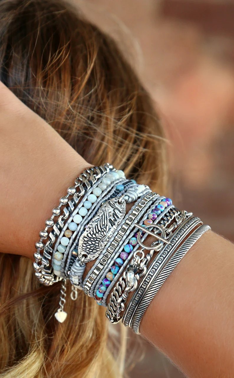 Sterling Silver Wrap Bracelet