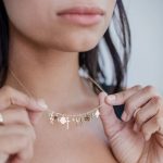 custom charm necklace by honeycat gold